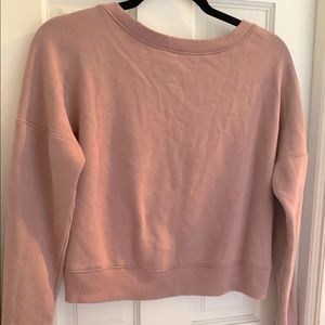 Crop top long sleeve with X back design
